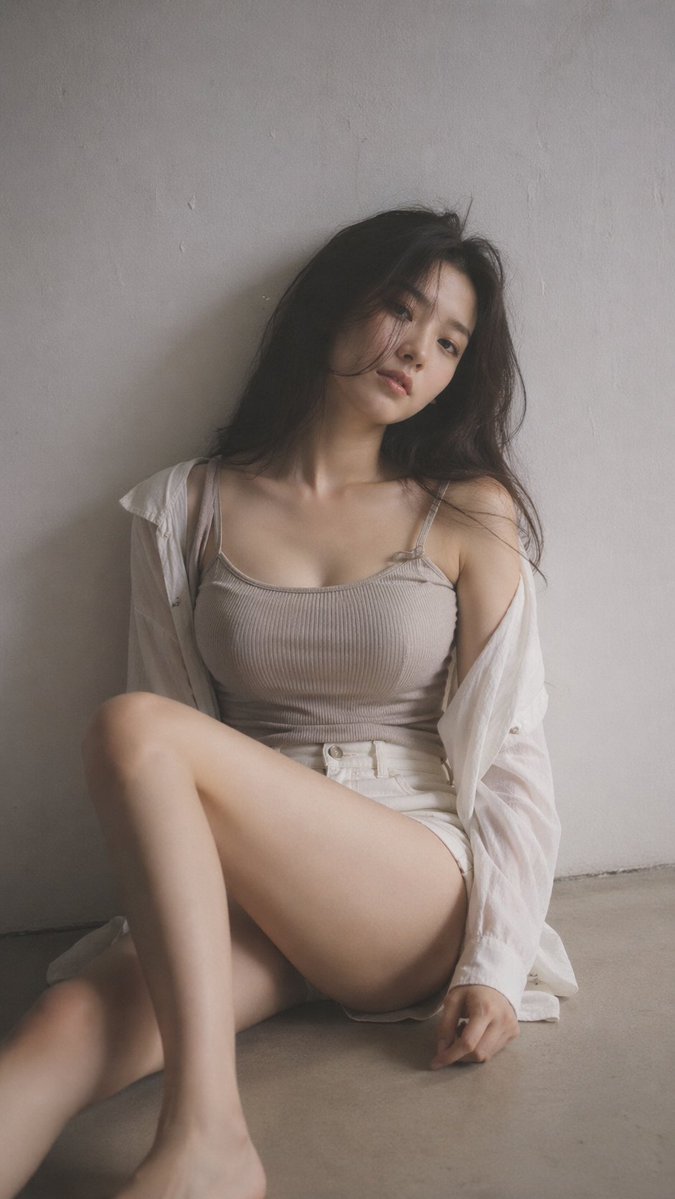 柔和黑雾编辑人像
