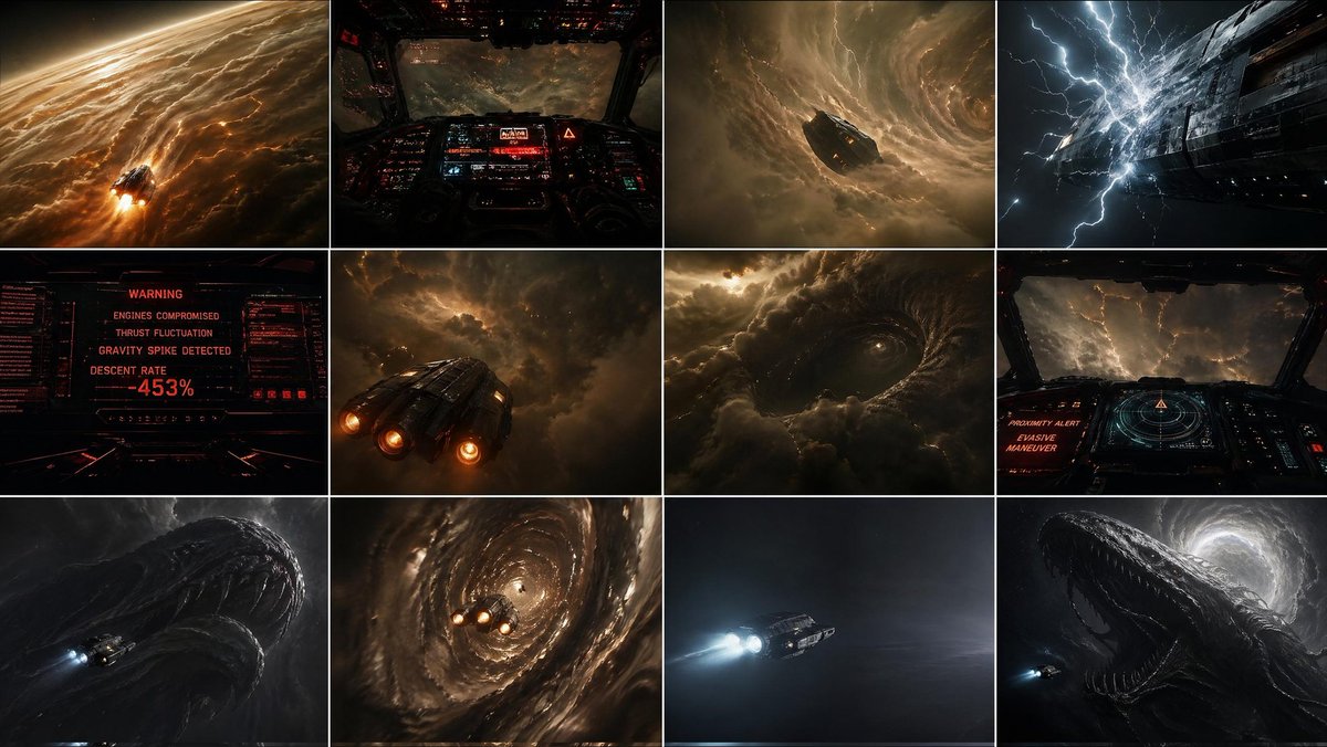 气态巨行星降落分镜