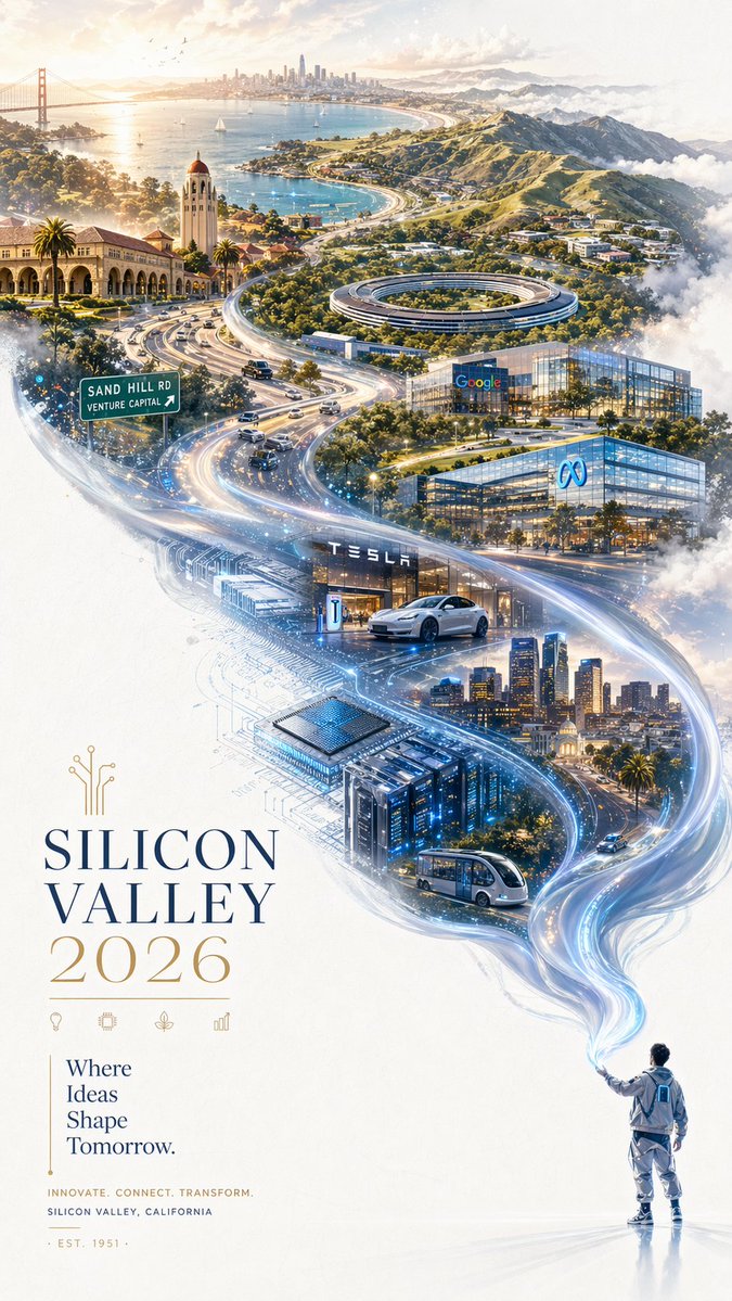 2026 年硅谷推广海报